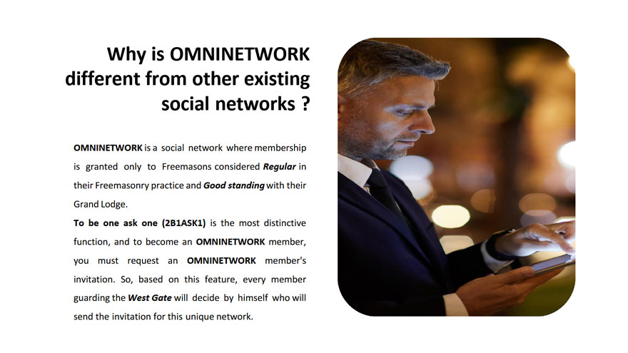 Why is OMNINETWORK different from other existing social networks